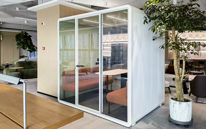 آخرین مورد شرکت Gree Commercial Building Open Space Soundproof Booth