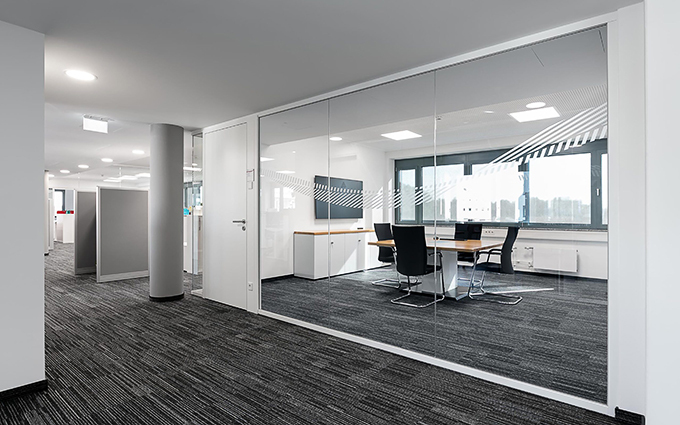 آخرین مورد شرکت Siemens commercial building SlimFrame Glass Partition Project