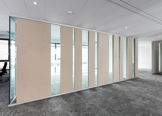 Framed / Frameless Glass Partition Wall System Cutsomized For Insulation Sound