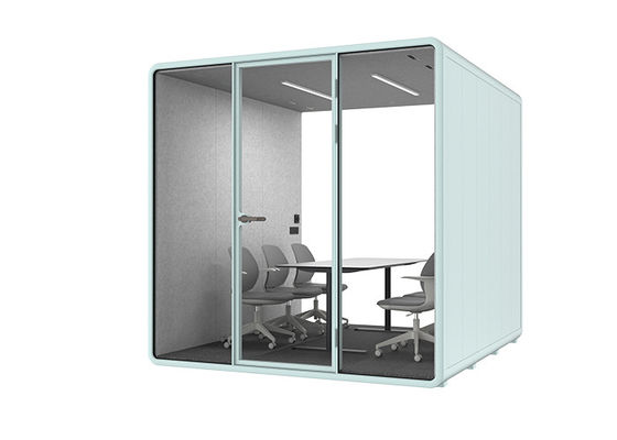 New design Office Pod 1-6 People Modern Large Phone Booths with Furnitures