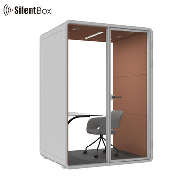 Customized Office Booths Meeting Pods Acoustic Phone Booth for 2 People