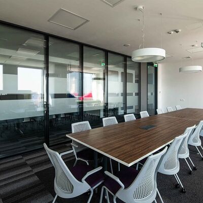 High Quality Double Glass Partition Wall Tempered Glass for Office