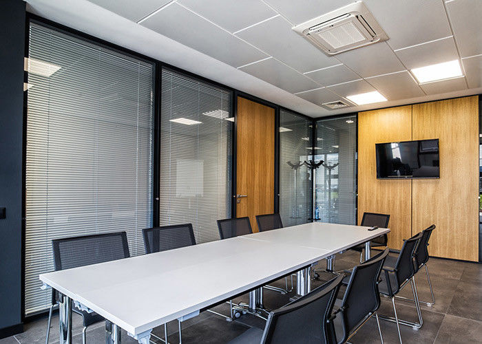 Heavy Duty Glass Aluminum Partition Wall System 5mm 6mm 8mm 10mm Thickness