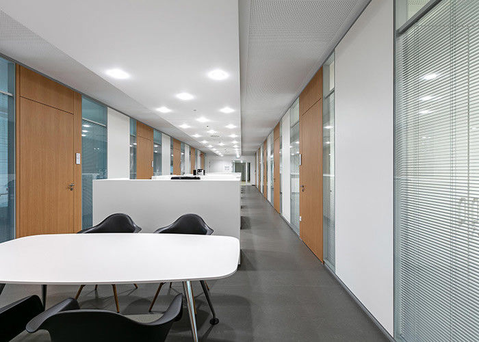 Conference Room solid partition wall sound proof steel panel with door accessories