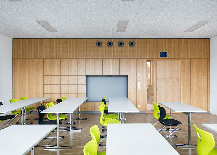 Soundproof Aluminum Partition Wall with LED Lighting 30dB