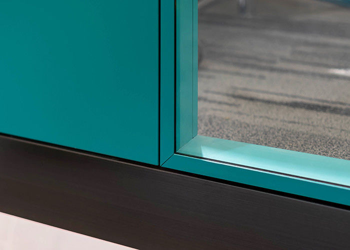 solid partition wall glass wall with profile customized fits the space durability Modern office partition wall