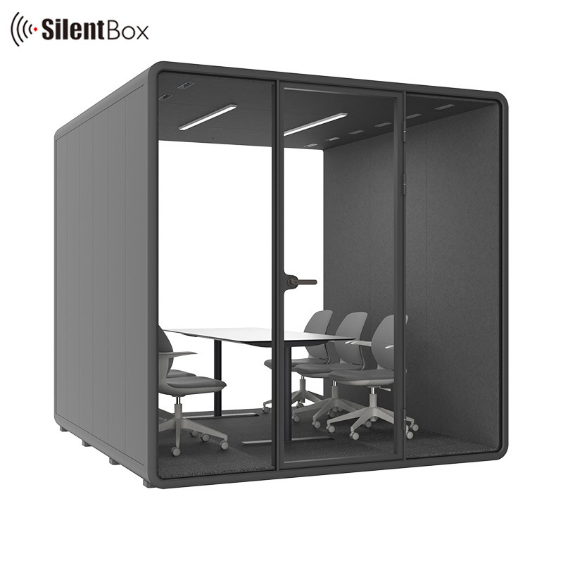Soundproof Work Pod with 2 Years Warranty Low Noise Air Circulation and Sound Damping Felt & Polyester Fiber