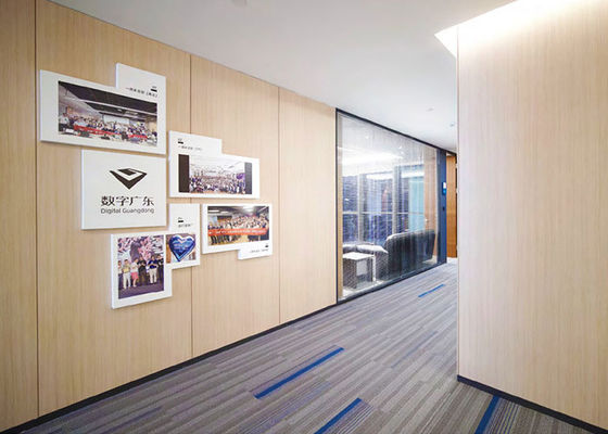 صفحه دیوار جداکننده جامد با درب ملامین درب فولاد شیشه ای دیوار جداکننده برای دفتر