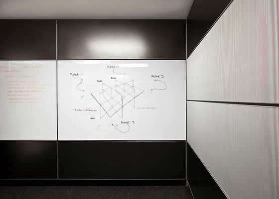 3mm ضخامت آلومینیوم قاب جامد تمام فولاد دفتر دیوار جداکننده برای اتاق تجاری اندازه سفارشی حفاظت از آتش