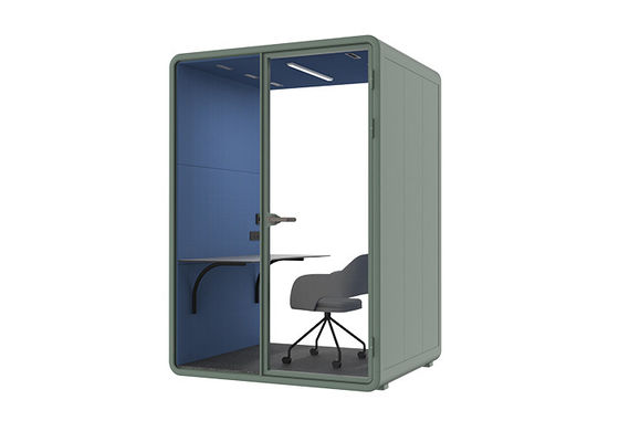 استاندارد آمریکایی رنگارنگ کابین صوتی ضد صدا کابین های کار واحد بزرگ صندلی راحت آسان برای جمع آوری کابین M اتاق سازگار با محیط زیست